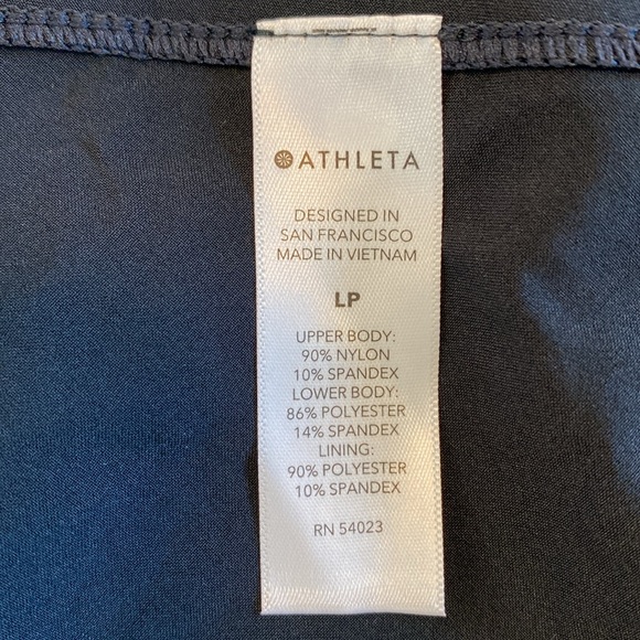 NWT Athleta Black Hybrid Support Winona Midi Dress, Size LP - Picture 14 of 14